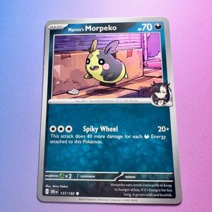 marnie’s morpeko - 137/182 (common) — pokemon: destined rivals